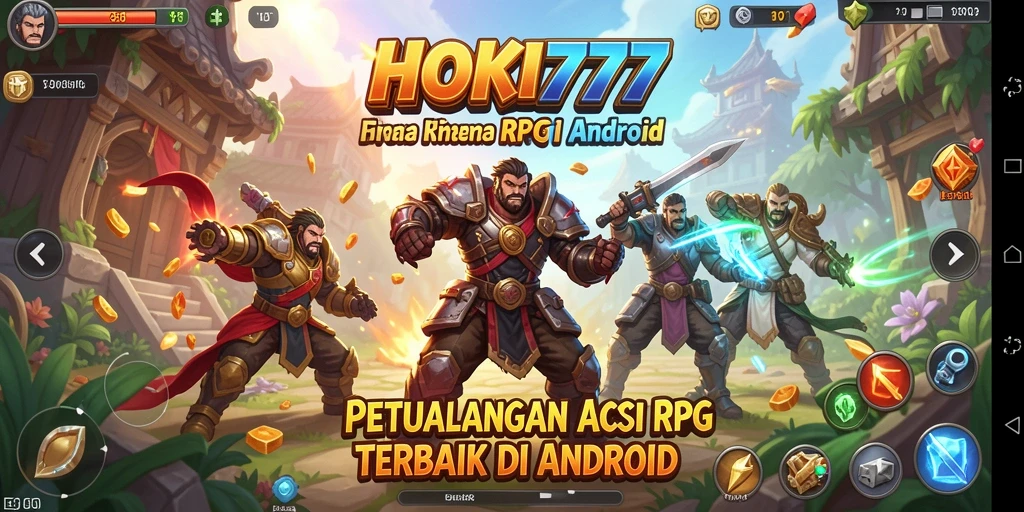 Screenshot HOKI777 menampilkan aksi pertarungan yang mendebarkan di dunia fantasi.