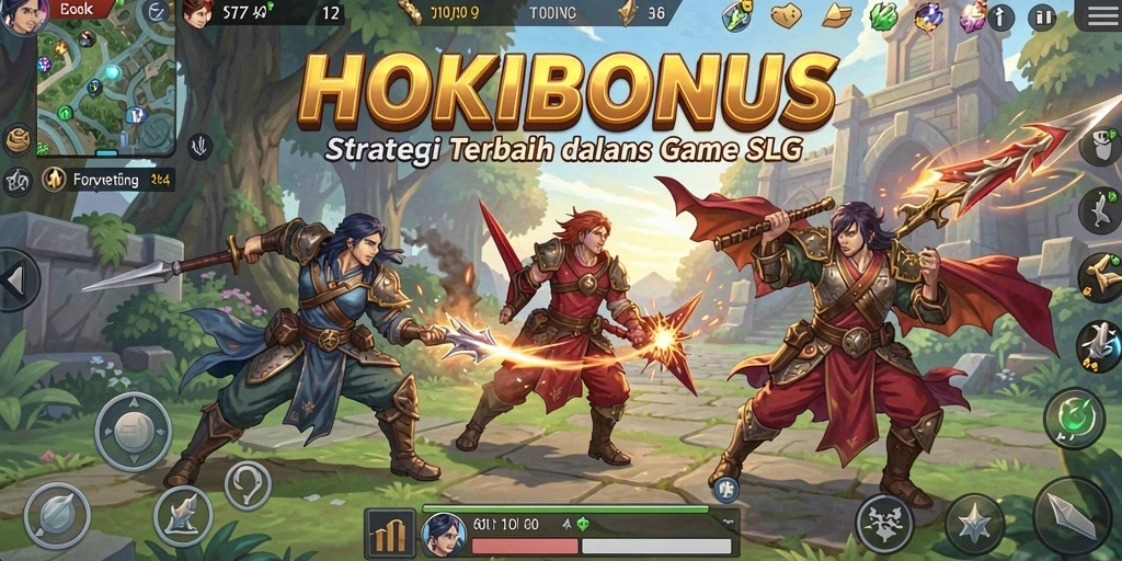 Tampilan menarik dari pertempuran strategis di HOKIBONUS.