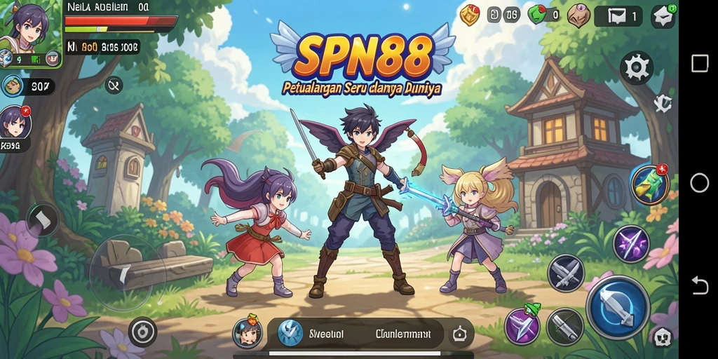 Grafik menarik dan gameplay seru dalam SPN88.