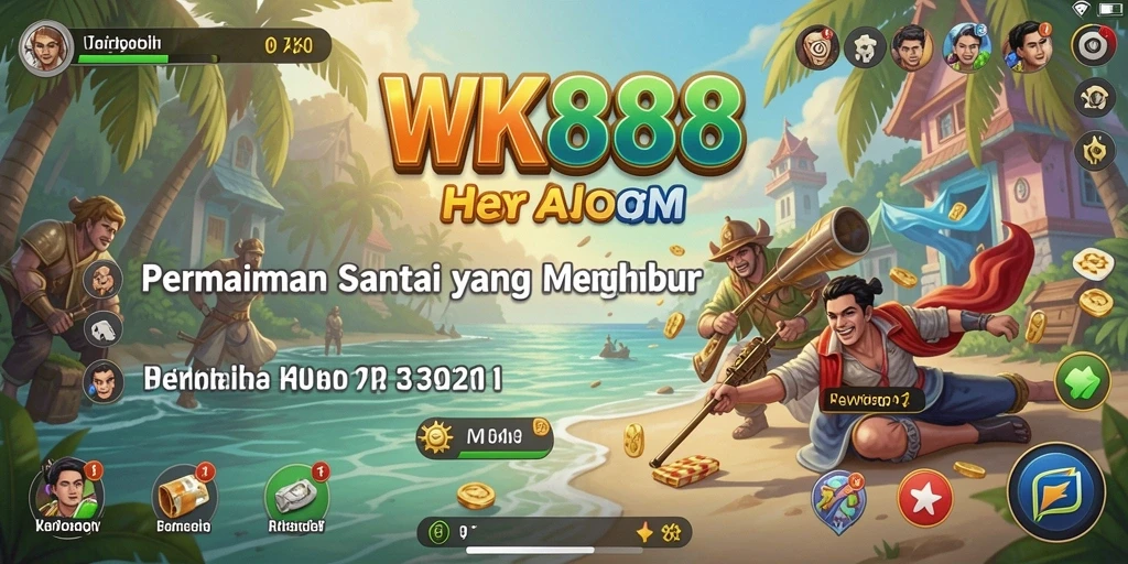 Tangkapan layar WK888 menampilkan pengalaman gameplay yang seru dan santai.